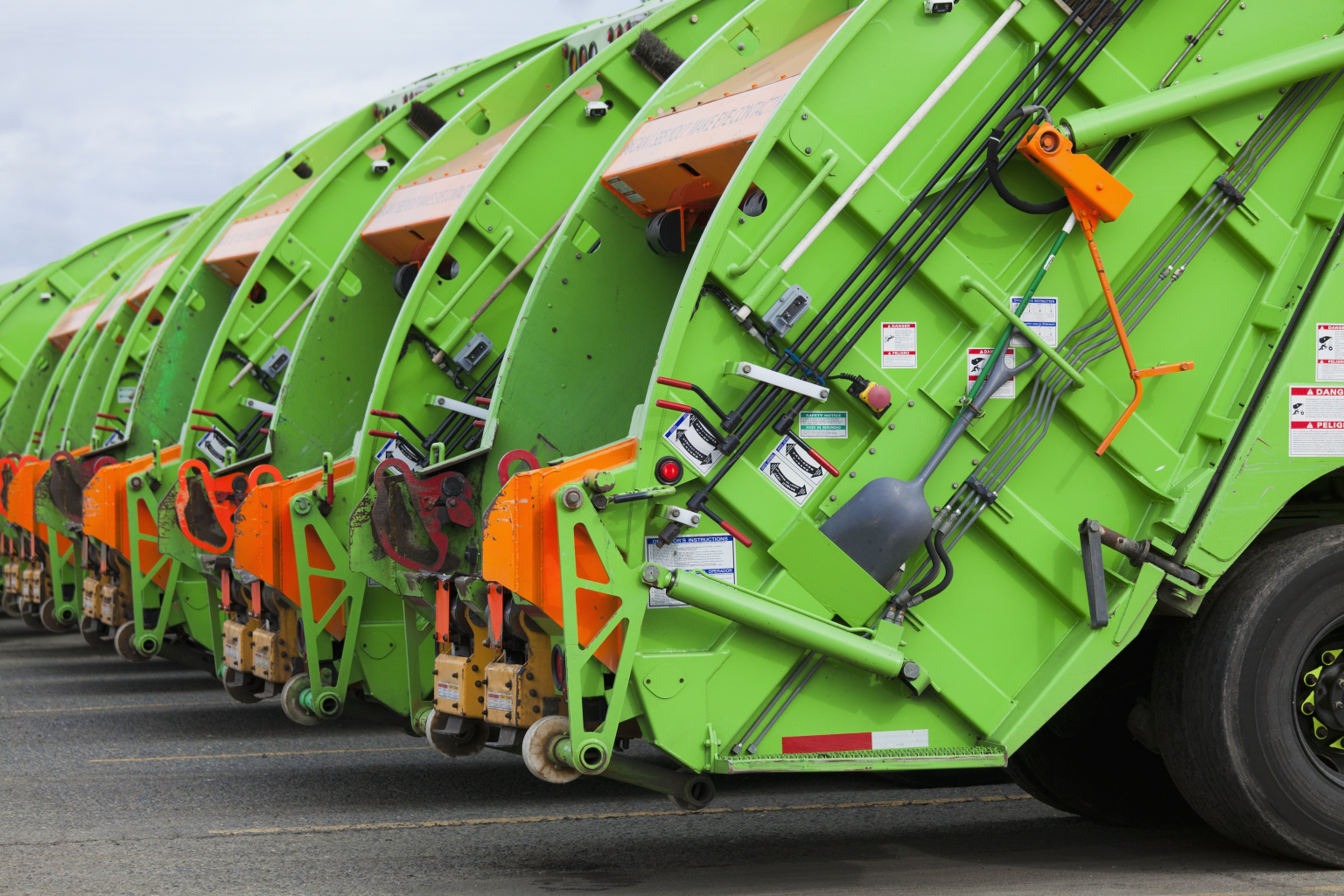 Seattle, Washington, United States,Garbage Truck Fleet