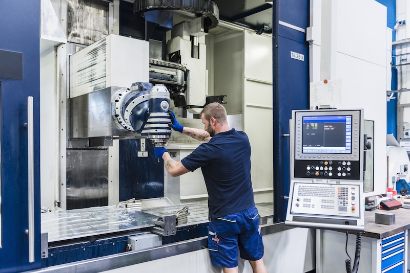 Anwendung einer CNC-Fräsmaschine